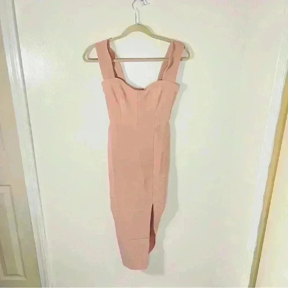NWT Nookie Divine Midi Dress Dusty Pink - Picture 2 of 8